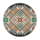 Ukrainisch Cross-Stitch: Ethnisch handgefertigte M Schneidebrett (Vorderseite)