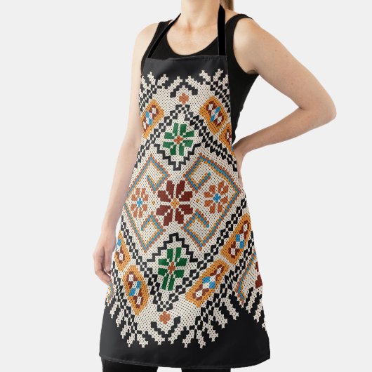 Ukrainisch Cross-Stitch: Ethnisch handgefertigte M Schürze (InSitu)