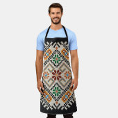Ukrainisch Cross-Stitch: Ethnisch handgefertigte M Schürze (Getragen)