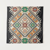 Ukrainisch Cross-Stitch: Ethnisch handgefertigte M Wandteppich (Vorderseite (Horizontal))