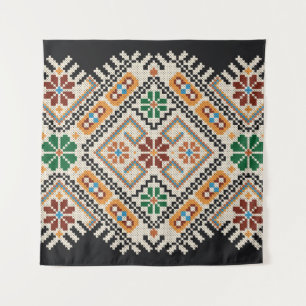 Ukrainisch Cross-Stitch: Ethnisch handgefertigte M Wandteppich