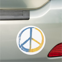 Ukrainisch - FRIEDENSymbol Signatur Ukraine Anti-K