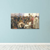 Ukrainisch Kozaky Canvas Print von Repin Leinwanddruck (Insitu (Holzboden))