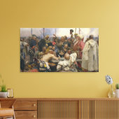 Ukrainisch Kozaky Canvas Print von Repin Leinwanddruck (Insitu (Wohnzimmer))