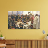 Ukrainisch Kozaky Canvas Print von Repin Leinwanddruck (Insitu (Wohnzimmer))