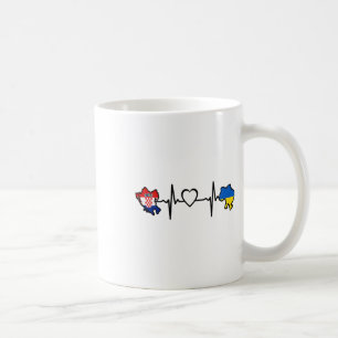 Ukrainisch Kroatische Flagge - Ukraine Kroatien He Kaffeetasse