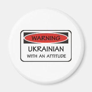 Ukrainisch mit einer bestimmten Einstellung Magnet