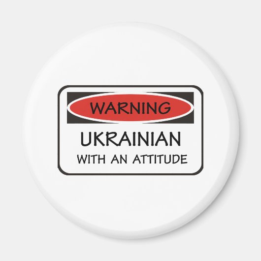 Ukrainisch mit einer bestimmten Einstellung Magnet (Vorne)