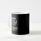 Ukrainisch Sein Lustiges Ukraine  Kaffeetasse (Vorderseite Links)