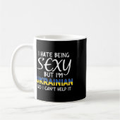 Ukrainisch Sein Lustiges Ukraine  Kaffeetasse (Links)