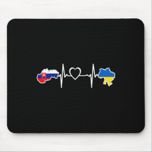 Ukrainisch Slowakische Flagge - Ukraine Slowakei H Mousepad