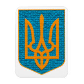 Ukrainisch Tryzub Magnet (Vertikal)