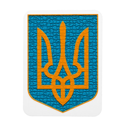 Ukrainisch Tryzub Magnet (Vertikal)