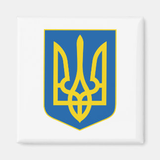 Ukrainisch Tryzub (Trident) - Wappen-Magnet Magnet