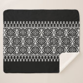 Ukrainisch Vyshyvanka: Fusion aus ethnischen Ornam Sherpadecke (Vorderseite (Horizontal))