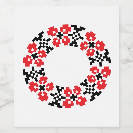 Ukrainisch Weinetikett (Einzelnes Label)