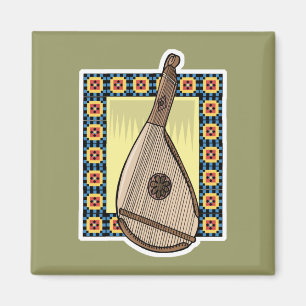 ukrainische Bandura Magnet