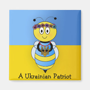 Ukrainische Bienen-Reihe Magnet