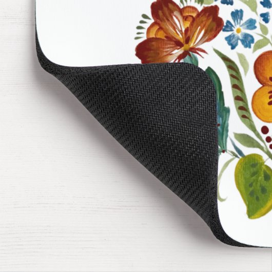 Ukrainische Blume Mousepad (Ecke)