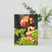 Ukrainische Blume Postkarte (Stehend Vorderseite)