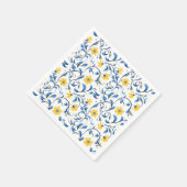 Ukrainische Blumenvolksmotiven.  Serviette (Ecke)