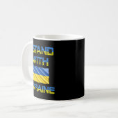ukrainische Dreifaltigkeit ukrainische Flagge ukra Kaffeetasse (Vorderseite Links)