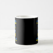 ukrainische Dreifaltigkeit ukrainische Flagge ukra Kaffeetasse (Mittel)