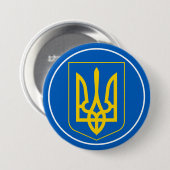 ukrainische Emblem-Taste Button (Vorne & Hinten)