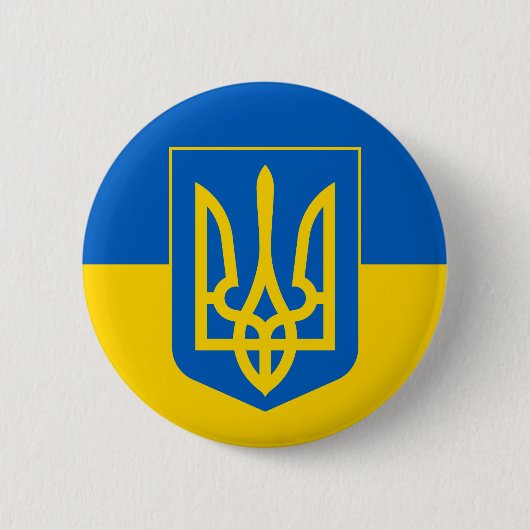 ukrainische Emblem-Taste Button (Vorderseite)