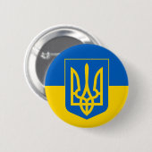 ukrainische Emblem-Taste Button (Vorne & Hinten)