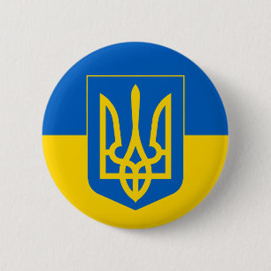 ukrainische Emblem-Taste Button