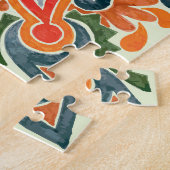 Ukrainische ethnische Blume, handGezeichnet Marker Puzzle (Seite)