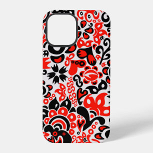 Ukrainische ethnische Volkskunst Blumenmuster abst iPhone 12 Pro Hülle