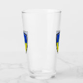 Ukrainische Fahne Glas (Links)