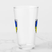 Ukrainische Fahne Glas (Rechts)