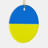 ukrainische Fahne Keramik Ornament (Rechts)