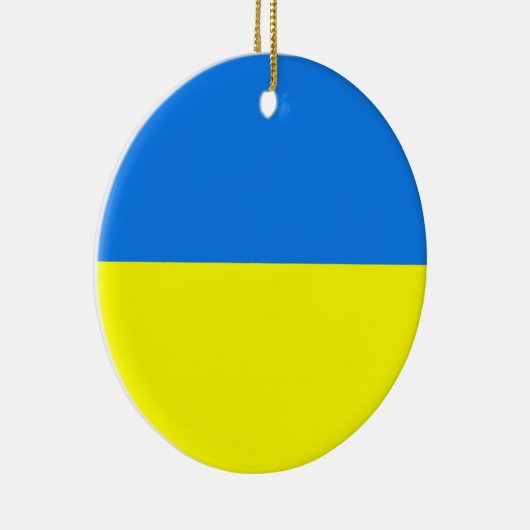 ukrainische Fahne Keramik Ornament (Rechts)