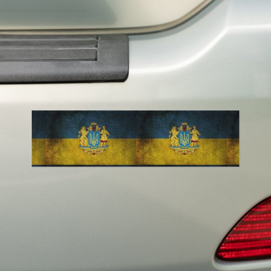 Ukrainische Flag Autoaufkleber (Auf Auto)