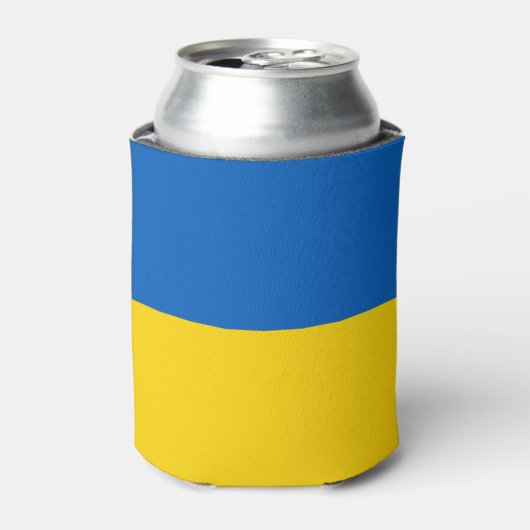 Ukrainische Flag Dosenkühler (Kanne Vorderseite)