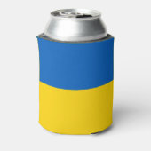 Ukrainische Flag Dosenkühler (Kanne Rückseite)