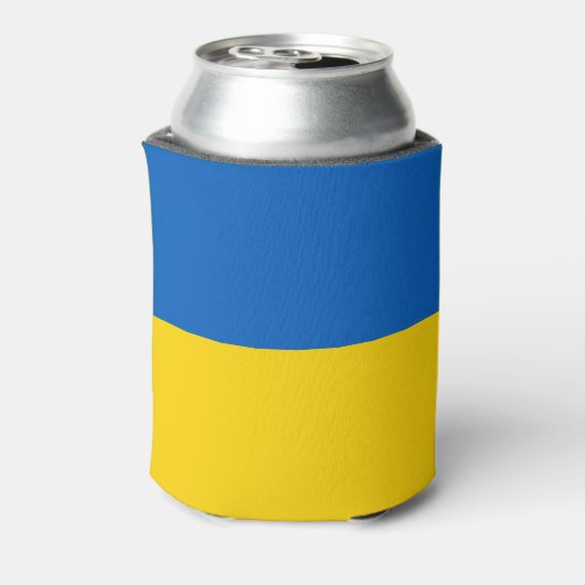 Ukrainische Flag Dosenkühler (Kanne Rückseite)