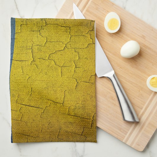 Ukrainische Flag Geschirrtuch (Viertel Falte)