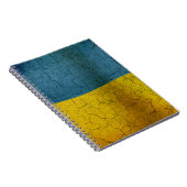 Ukrainische Flag Notizblock (Rechte Seite)