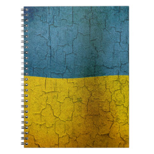Ukrainische Flag Notizblock