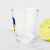 Ukrainische Flag Schnapsglas (Rechts)