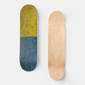 Ukrainische Flag Skateboard (Vorderseite)