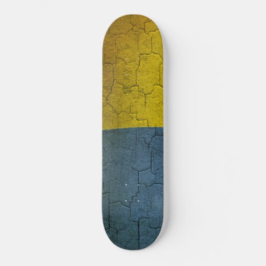 Ukrainische Flag Skateboard (Vorderseite)