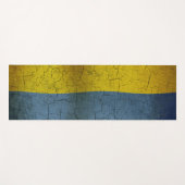 Ukrainische Flag Yogamatte (Vorderseite (Horizontal))