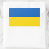 Ukrainische Flagge Aufkleber (Tasche)