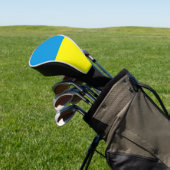 Ukrainische Flagge Blau und Gelb Golf Headcover (In SItu)